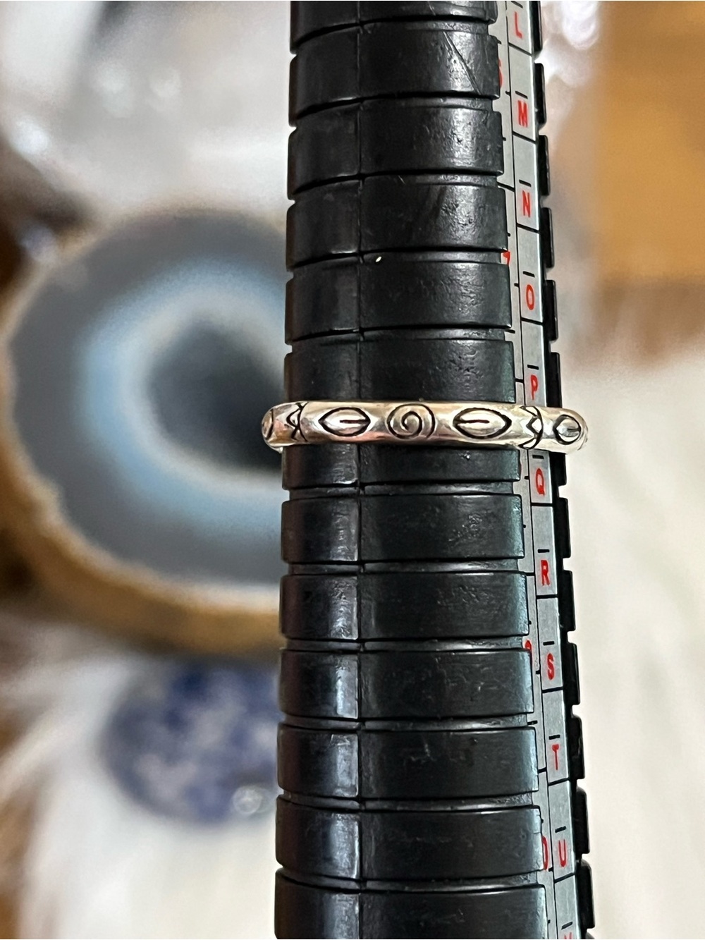 925 Native Design Band - Picture 9 of 10